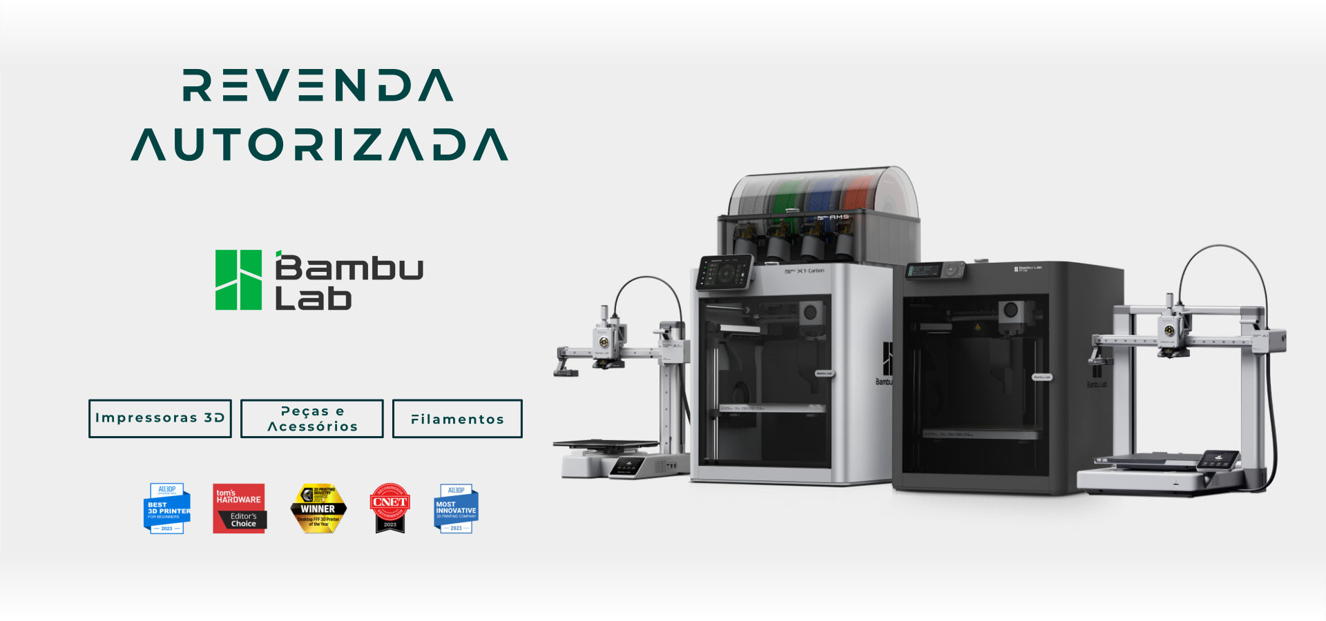 ArkMesh — Revenda Autorizada Bambu Lab — Impressoras 3D, Peças e Acessórios, Filamentos